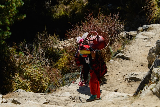 Trekking in Nepal, Himalayas