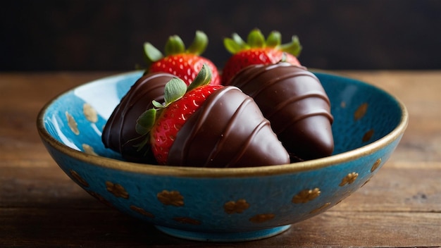 Trending Photo Chocolate Covered Strawberries in bowl