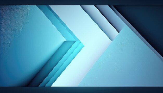インテリア デザイン生成 AI 用のトレンディで抽象的な幾何学的な青い壁紙