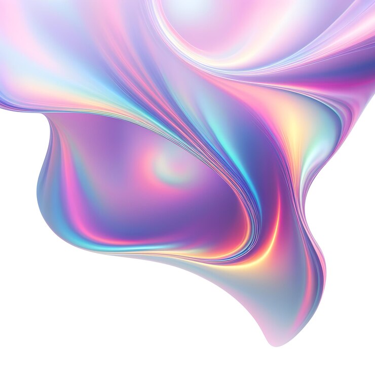 Photo trendy abstract holographic background