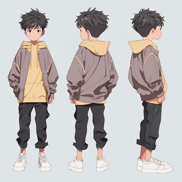 anime style character sheet  ArtistsClients