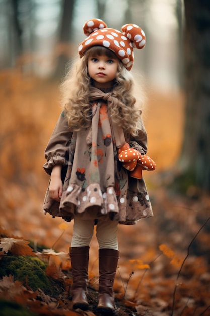 Trendy Autumn Cuteness Stylish Outfit voor kleine meisjes