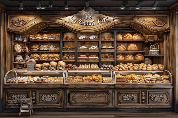 A trendy bakery shop