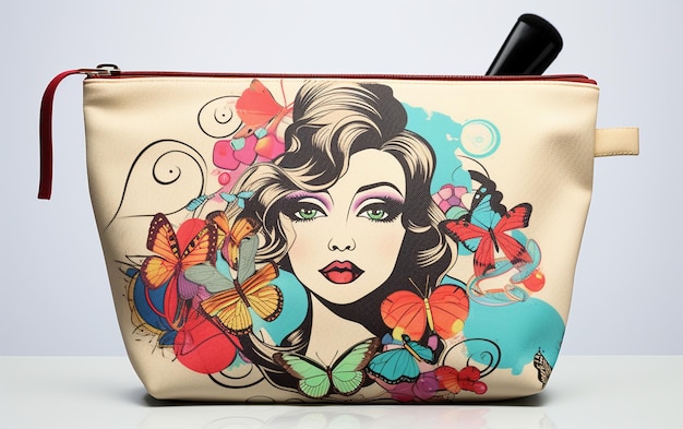 Trendy Beauty Products in a Stylish Bag Makeup Magic