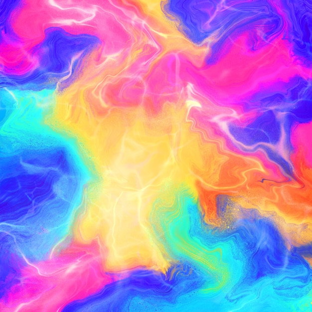 트렌디 한 다채로운 디지털 대리석 예술 기법