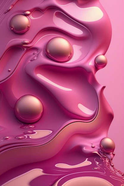 Trendy Fluid Background Ai generative