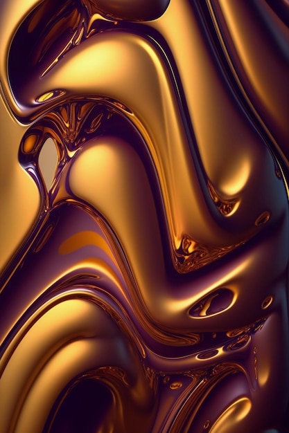 Trendy Fluid Background Ai generative