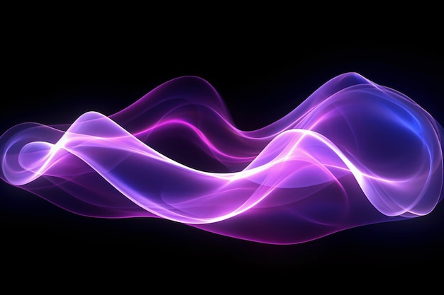 Trendy Glowing Motion Background Ai generative