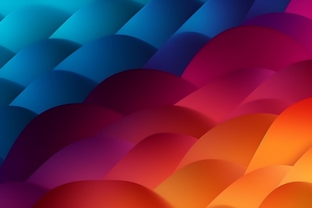 Trendy gradient background with vibrant colors