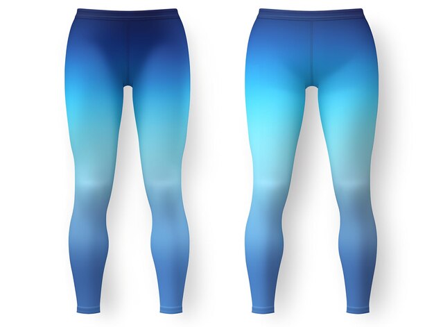 Photo trendy leggings mockup for fitness and fashion ai generated