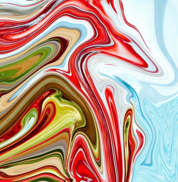 Trendy liquify abstract digital background