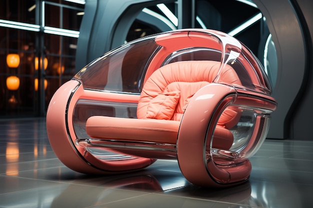 The trendy modern furniture futurism style