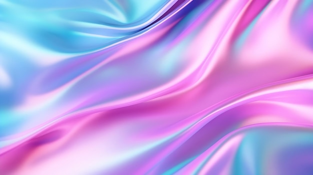 Trendy neon pink purple very peri blue teal colors soft blurred background Generative AI