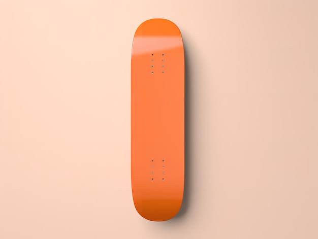 Photo trendy skateboard deck mockup for sports and lifestyle ai generated