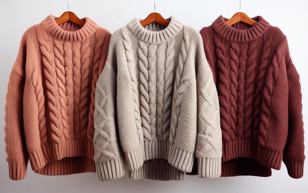 Trendy Sweater Gezellig Comfort in stijl geïsoleerd op een transparante achtergrond