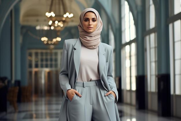 Trendy Urban Fall Outfit for Muslim Women