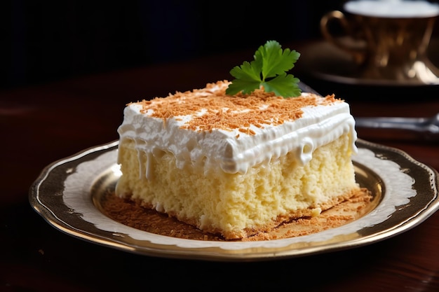 Молочный торт Tres Leches Мексиканский десерт