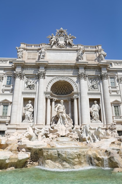 Trevi-fontein in Rome Italië