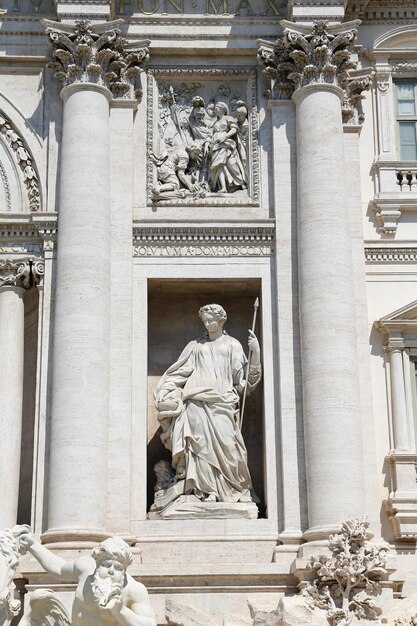 Trevi Fountain in Rome Italy