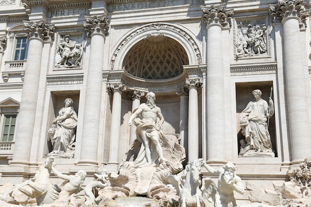 Trevi Fountain in Rome Italy