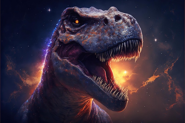 宇宙イラスト生成aiのTrex