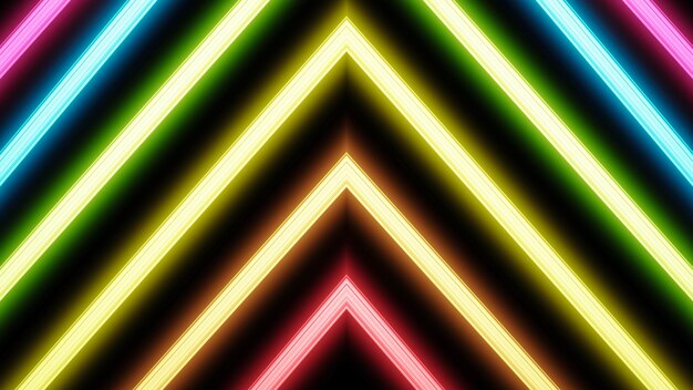 Triangle lights art background