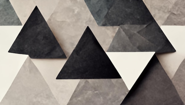 Foto triangolo modello sfondo geometrico monocromatico