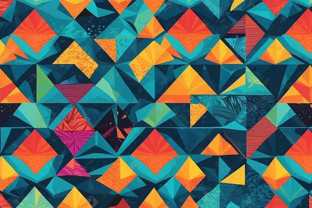 Triangle Pattern stock illustration