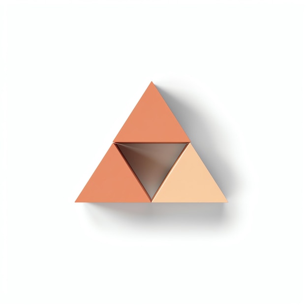 a triangle shaped puzzle