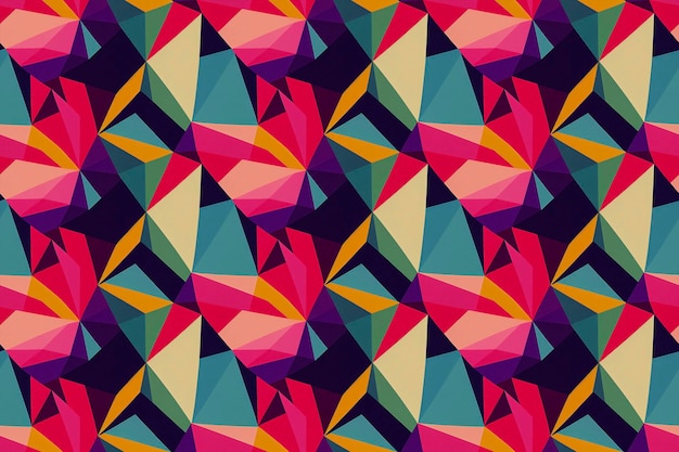 Triangles and angled shapes colorful abstract background with geometric elements