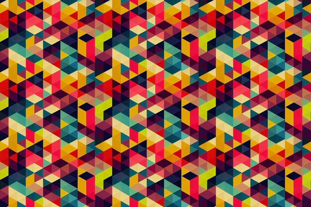 Triangles and angled shapes colorful abstract background with geometric elements