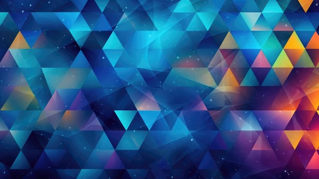 Photo triangles background