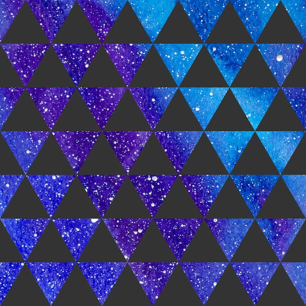 Triangles pattern on space texture, abstract background. Geometrical simple illustration