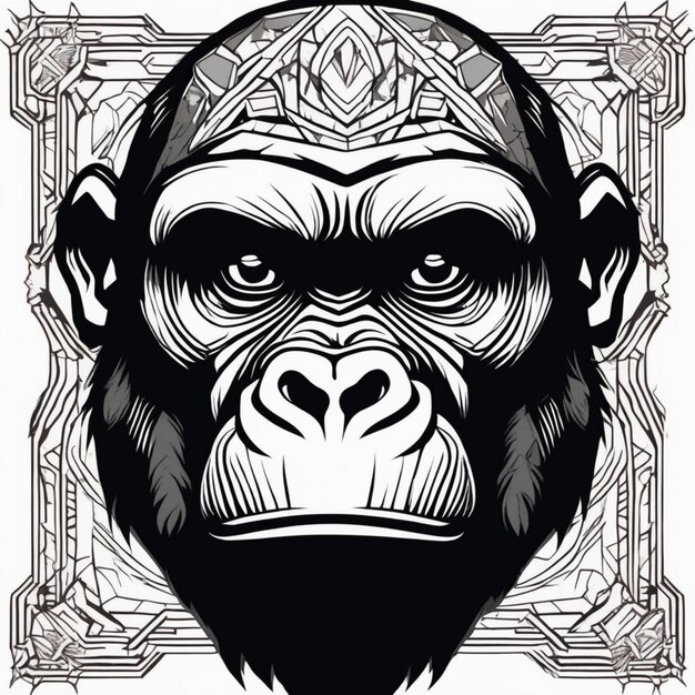 Tribal gorilla