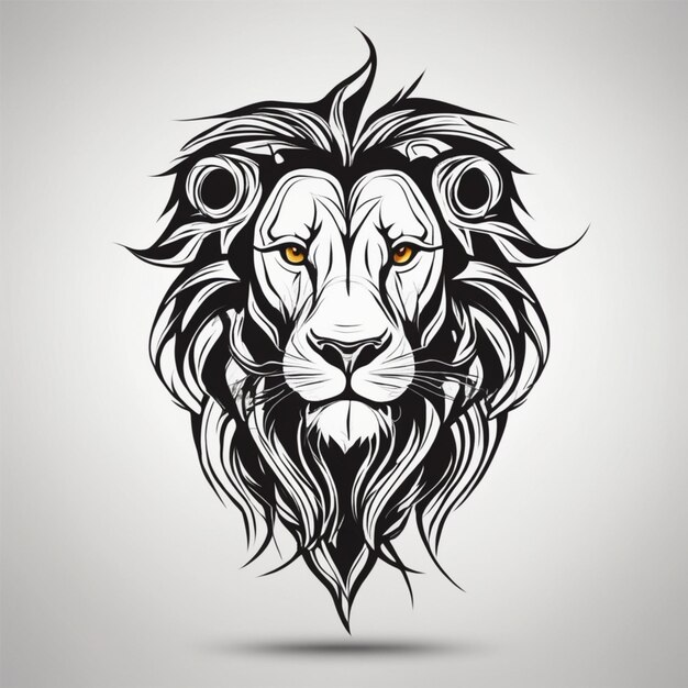 Tribal Lion Tattoo