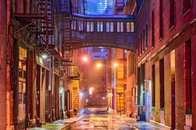 Tribeca Alley in New York