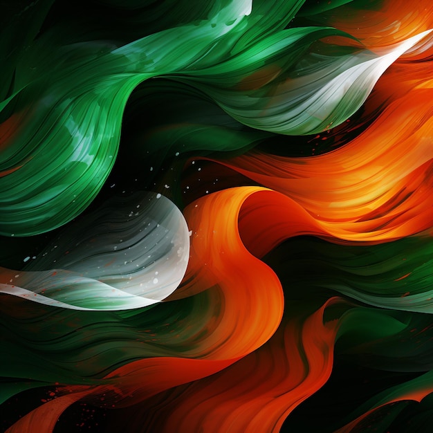 Tricolour indian flag background