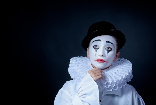 Trieste mime Pierrot