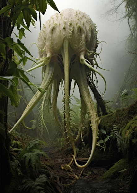Foto triffid ha scatenato il bizzarro viaggio di una pianta aliena bipedale del national geographic