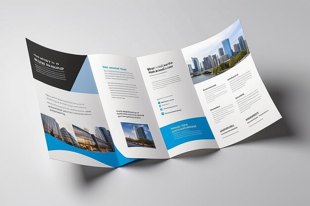 Trifold Brochure Mockup