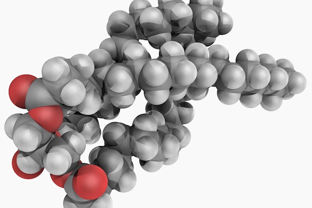 Photo triglyceride from olive oil