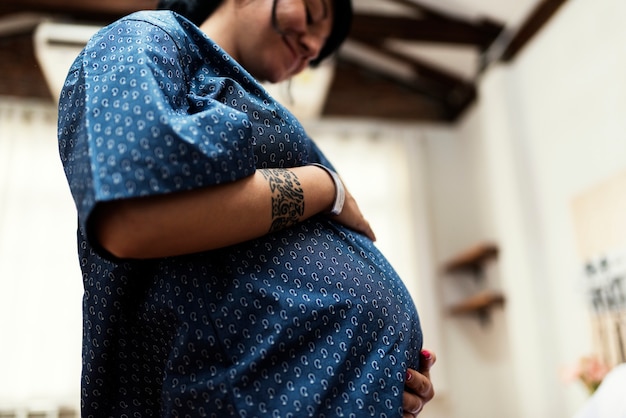 Foto una donna incinta del trimestre