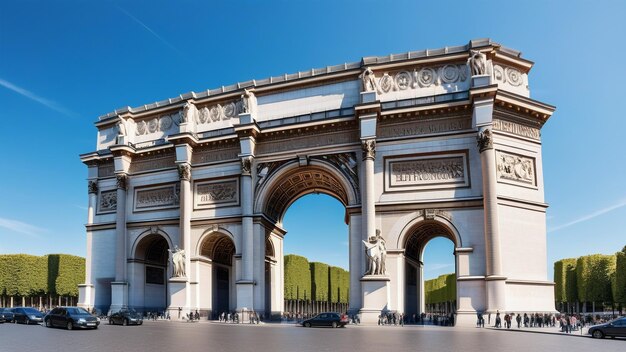 Photo triomphe sunny day