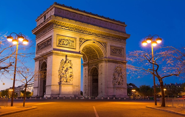 The Triumphal Arch Paris France