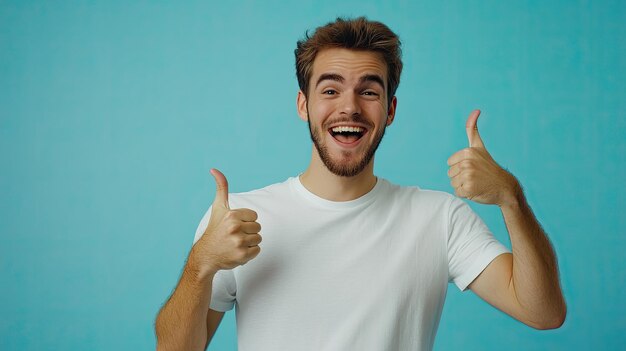 triumphant pose