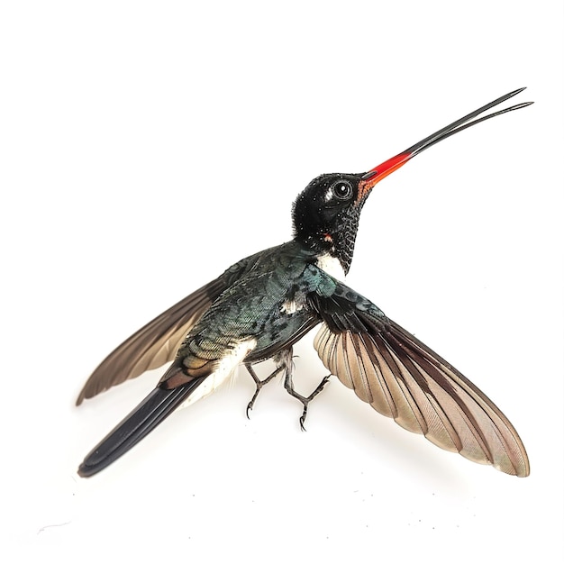 A Trochilidae in white background Job ID c2d98793477244fd89aaec05050c9021