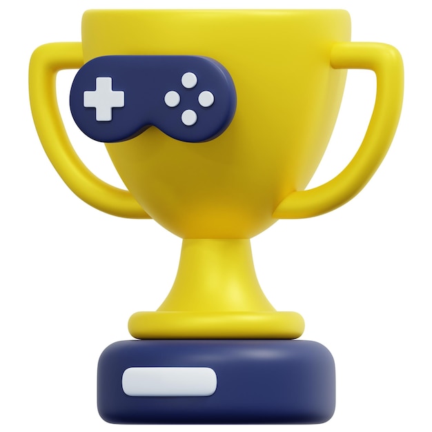 trofee 3d render pictogram illustratie