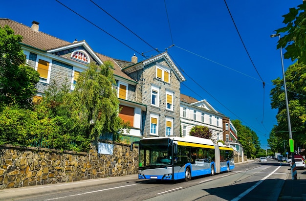 Trolleybus in Solingen Duitsland