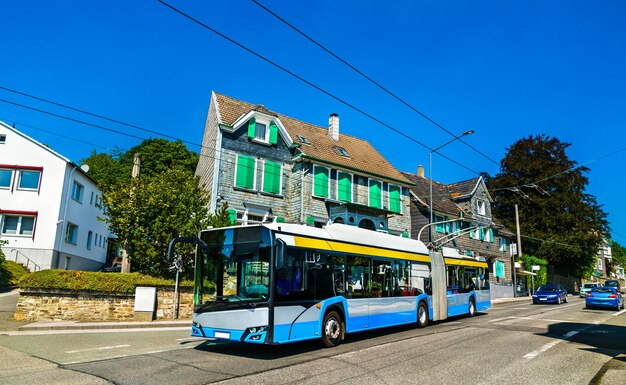 Trolleybus in solingen duitsland