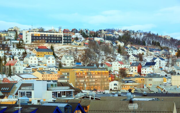 Photo tromso norway cityscape